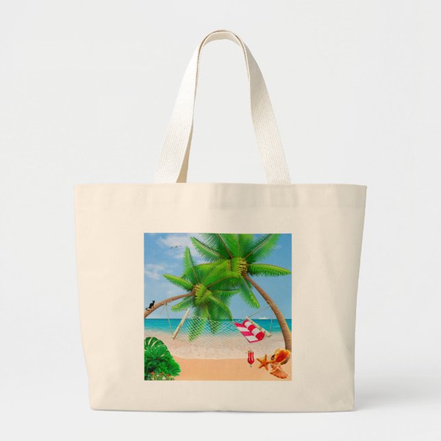 Grand Tote Bag Plage (Devant)