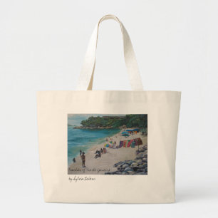 Grand Tote Bag Plage de Rio, plages de Rio de Janeiroby Sylvia L