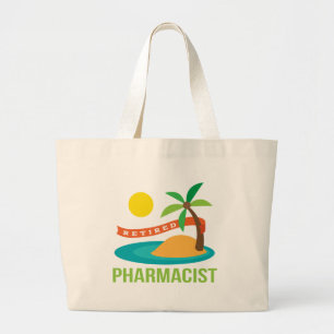 Grand Tote Bag Plage retirée de pharmacien