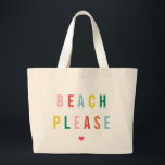 Grand Tote Bag Plage S'Il Vous Plaît Drôle<br><div class="desc"></div>