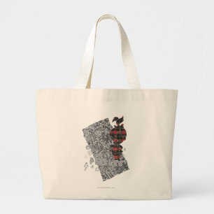 Grand Tote Bag Plaid de punk de PEBBLES™