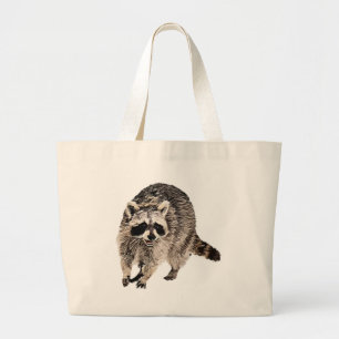 Grand Tote Bag Plaine de Racoon