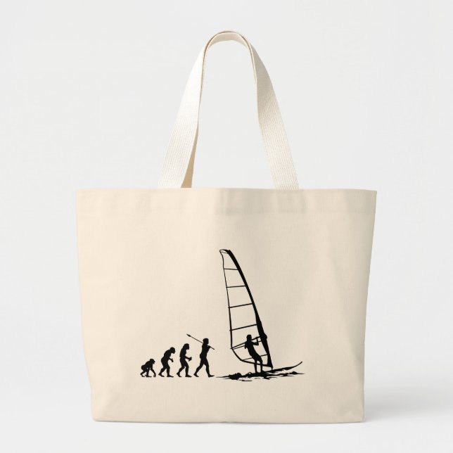 Grand Tote Bag Planche à voile (Devant)
