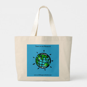 Grand Tote Bag Planète Terre - Vie durable - Conservation