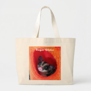 Grand Tote Bag Planeur à sucre en Orange Hanging Lit
