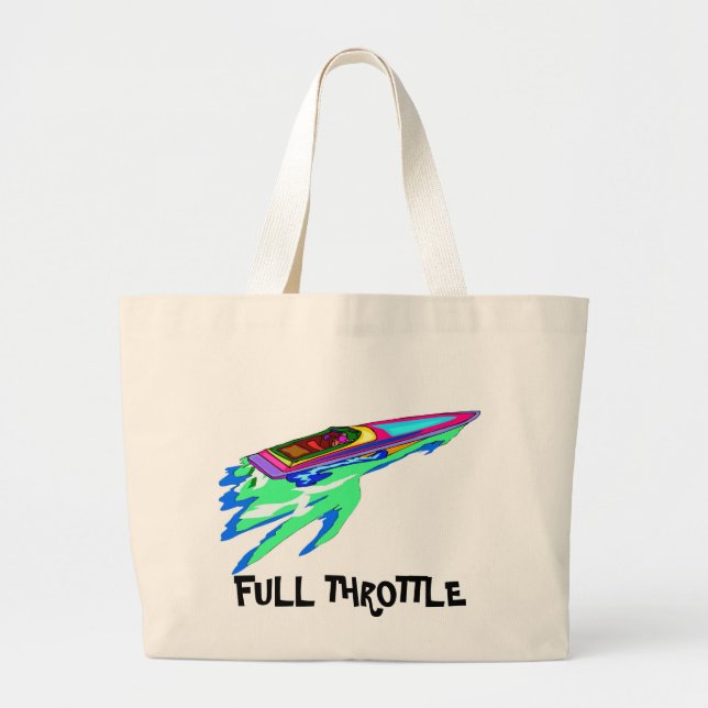 GRAND TOTE BAG PLEINE COMMANDE DE PUISSANCE FOURRE-TOUT (Devant)
