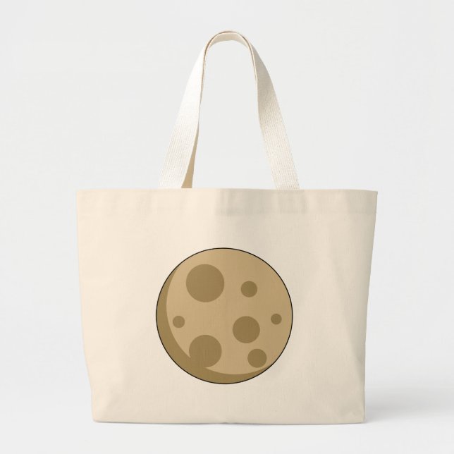 Grand Tote Bag Pleine lune (Devant)