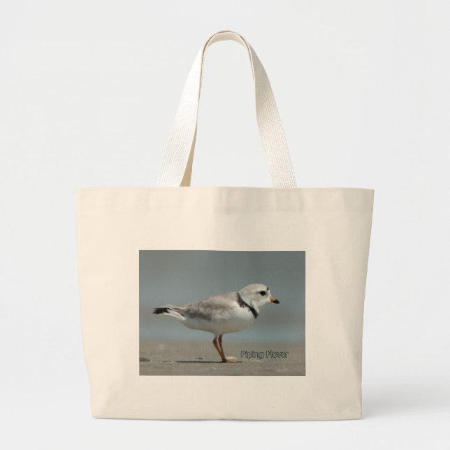 Grand Tote Bag Pluvier sifflant (Devant)