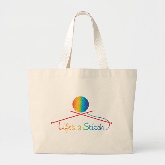 Grand Tote Bag Point de Lifes (Devant)