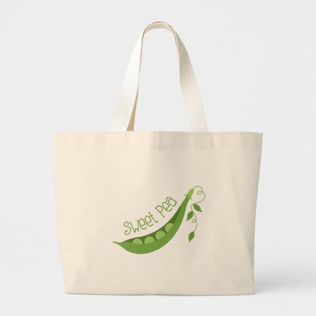 Grand Tote Bag Pois doux (Devant)