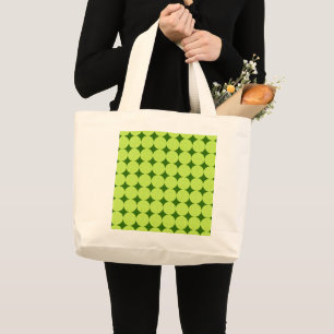 Grand Tote Bag Pois et diamants par Shirley Taylor