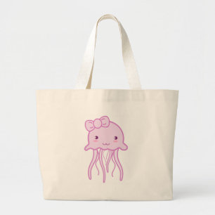 Grand Tote Bag Poisson rose mûre