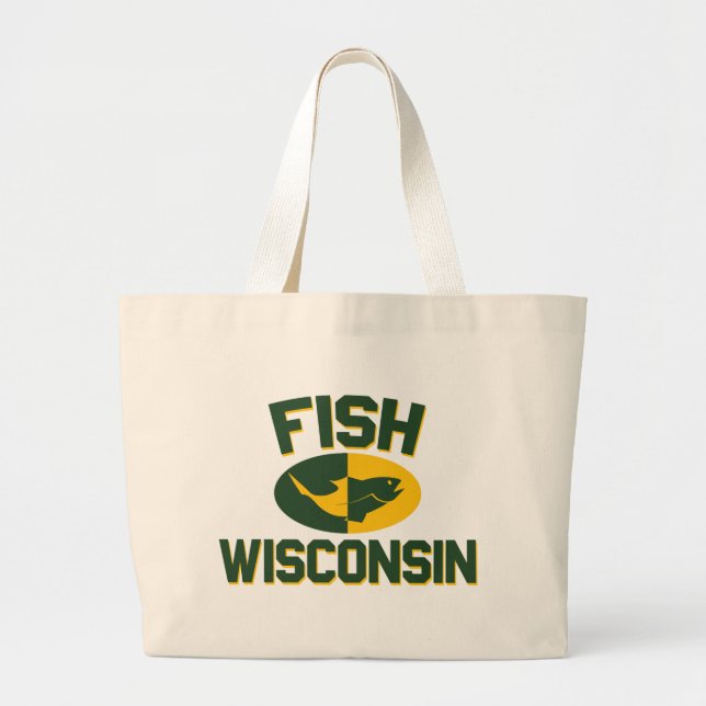 Grand Tote Bag Poisson Wisconsin (Devant)