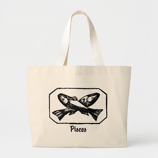 Grand Tote Bag Poissons (Devant)