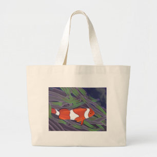 Grand Tote Bag poissons de clown