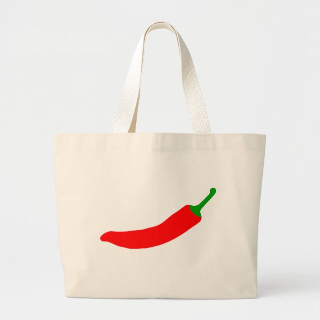 Grand Tote Bag Poivre de piments (Devant)