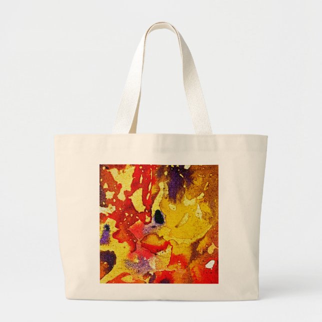 Grand Tote Bag Polychromoptique #3 par Michael Moffa (Devant)