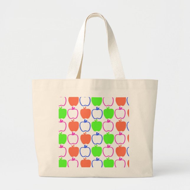 Grand Tote Bag Pommes (Devant)