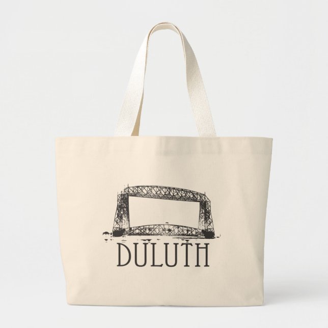 Grand Tote Bag Pont aérien de Duluth (Devant)
