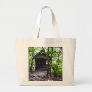 Grand Tote Bag Pont couvert de Cambron, Comté de Madison, Alabama