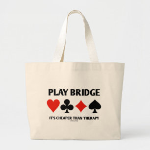Grand Tote Bag Pont de jeu il est meilleur marché que la thérapie