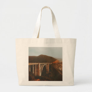 Grand Tote Bag Pont du ruisseau Bixby