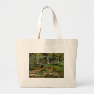 Grand Tote Bag Pont français de Monet Giverney