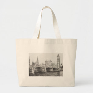 Grand Tote Bag Pont Londres R-U de Westminster. 30/10/2006