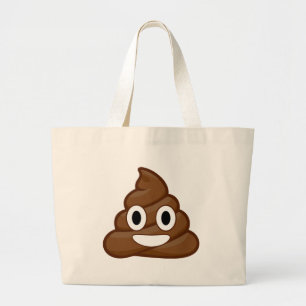 Grand Tote Bag poop emoji
