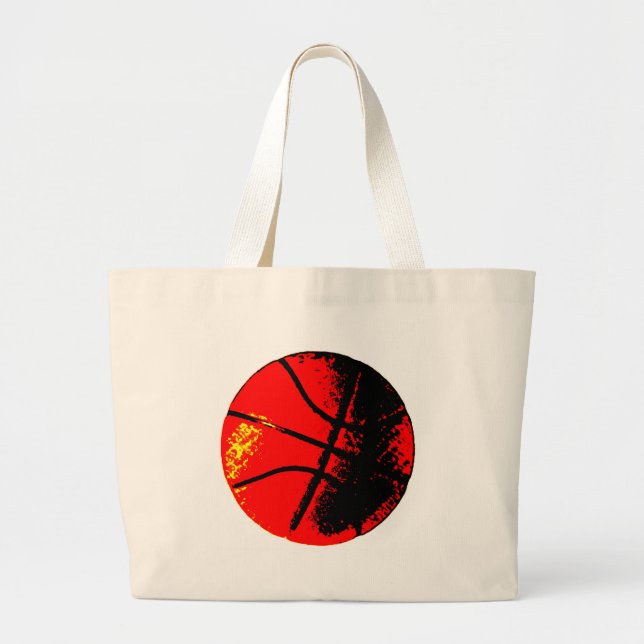 Grand Tote Bag Pop Art Basket (Devant)