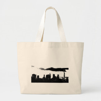 Grand Tote Bag Pop Art Black White New York City