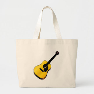Grand Tote Bag Pop Art Guitare
