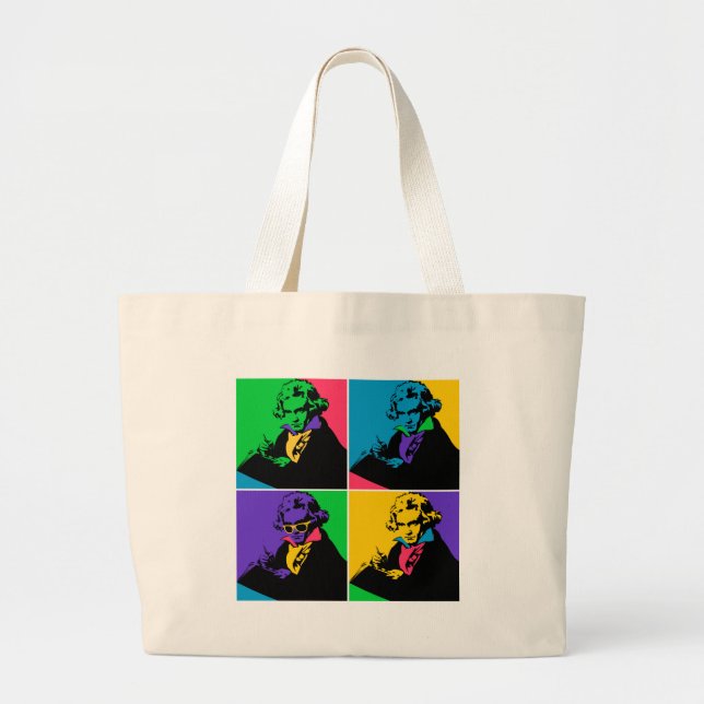 Grand Tote Bag POP Beethoven (Devant)
