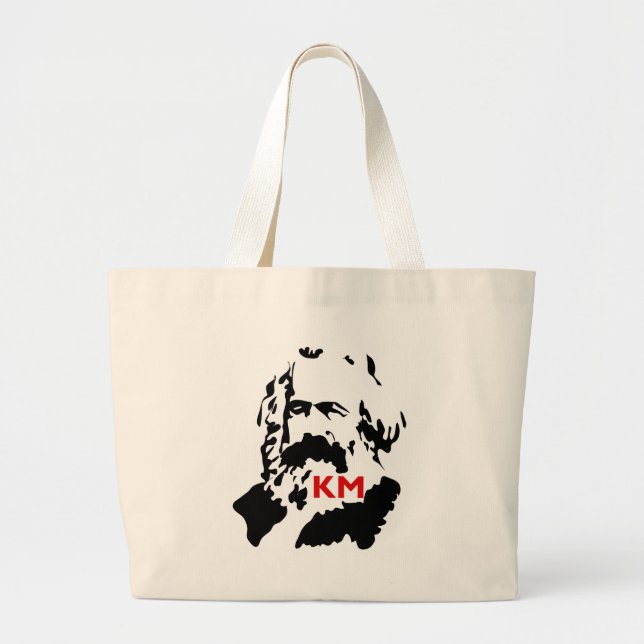 GRAND TOTE BAG PORTRAIT 1 DE KARL MARX (Devant)