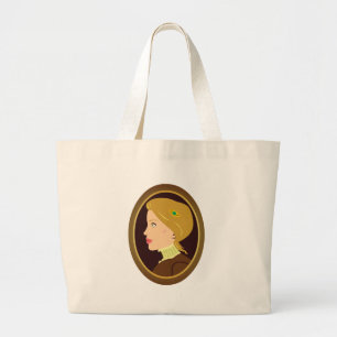 Grand Tote Bag Portrait de la dame victorienne