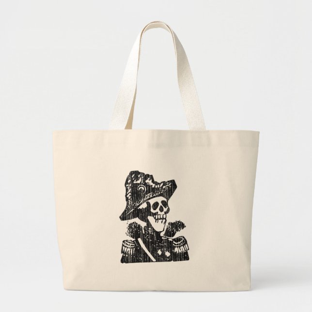 Grand Tote Bag Posada General Skeleton (Calavera) (Devant)