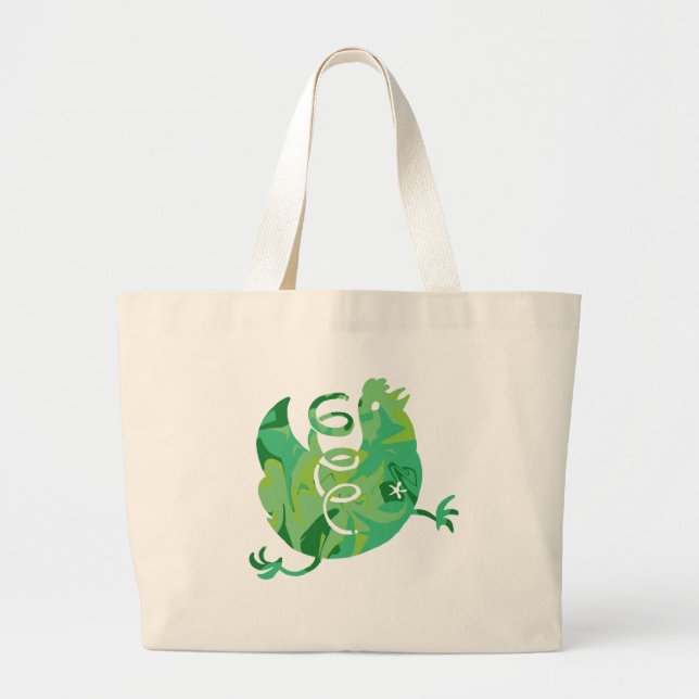 Grand Tote Bag poulet de ressort (Devant)