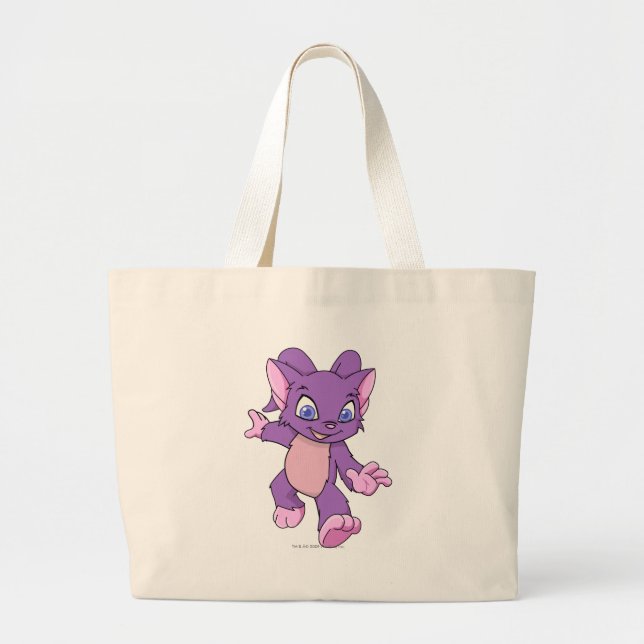 Grand Tote Bag Pourpre d'Acara (Devant)