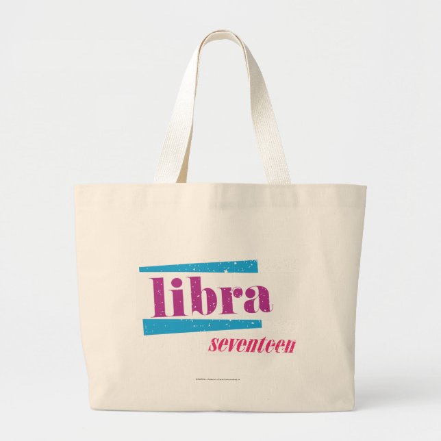 Grand Tote Bag Pourpre de Balance (Devant)