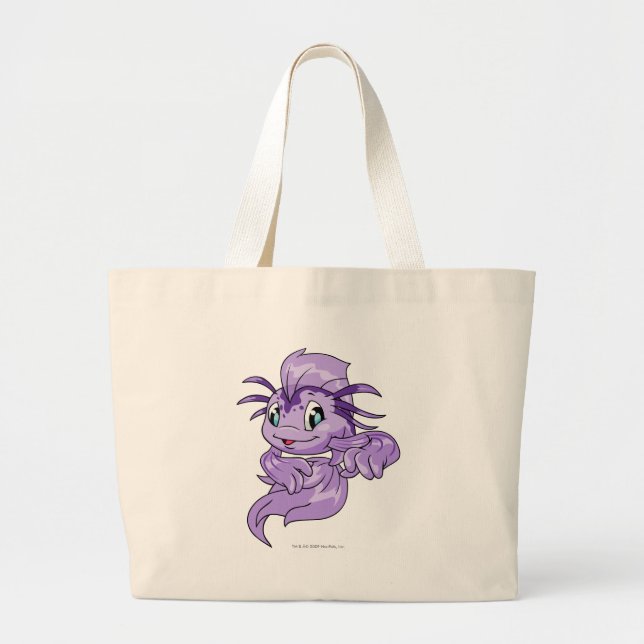 Grand Tote Bag Pourpre de Koi (Devant)