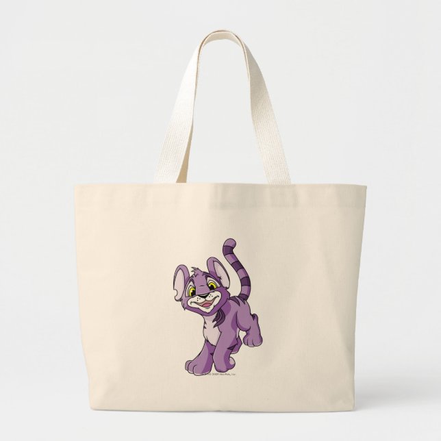 Grand Tote Bag Pourpre de Kougra (Devant)
