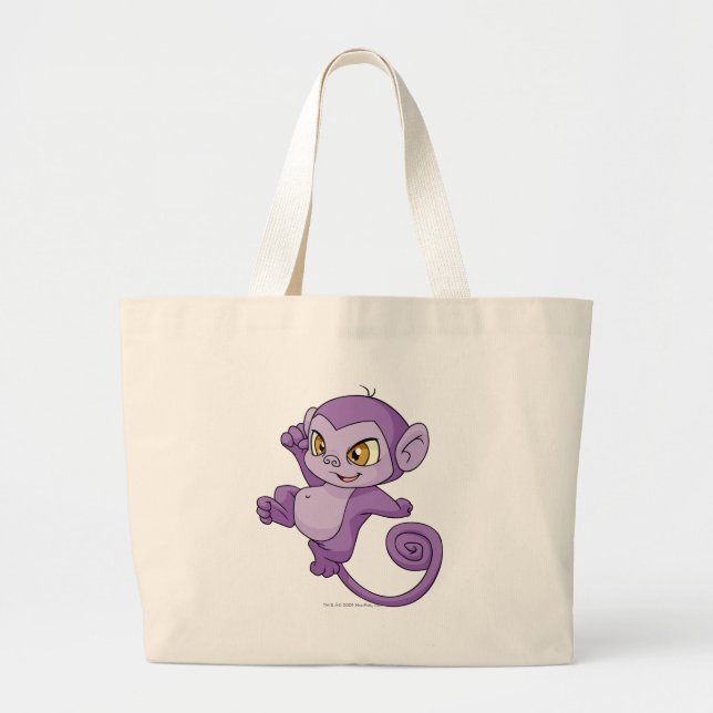 Grand Tote Bag Pourpre de Mynci (Devant)