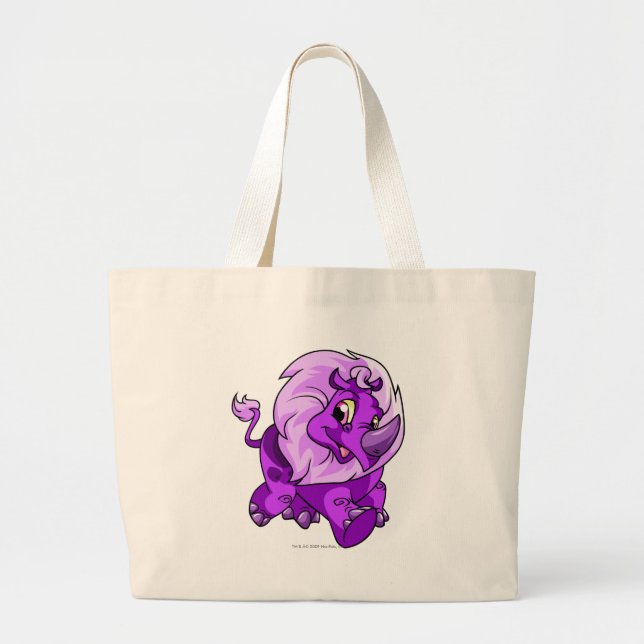 Grand Tote Bag Pourpre de Tonu (Devant)
