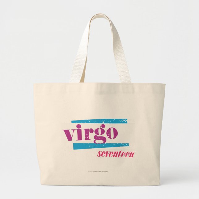 Grand Tote Bag Pourpre de Vierge (Devant)
