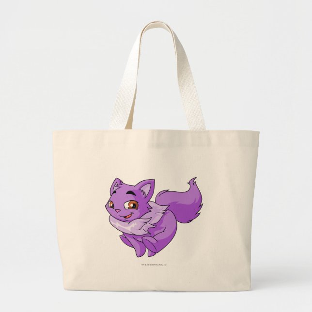 Grand Tote Bag Pourpre de Wocky (Devant)