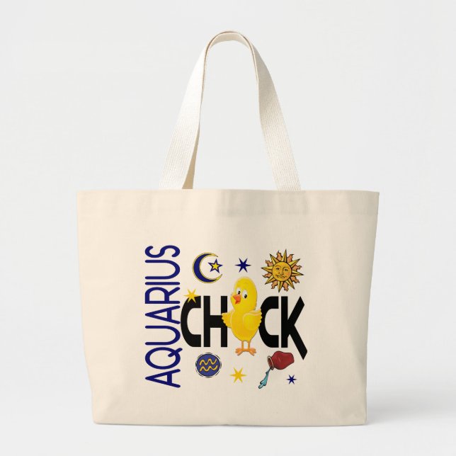 Grand Tote Bag Poussin 1 de Verseau (Devant)