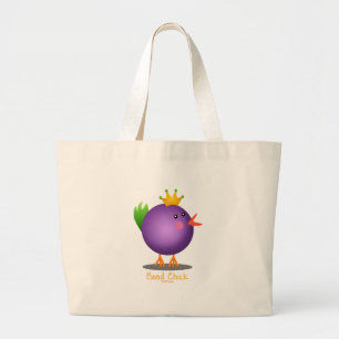 Grand Tote Bag Poussin de perle de mardi gras (pourpre)