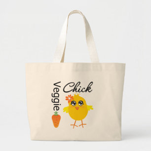 Grand Tote Bag Poussin végétarien