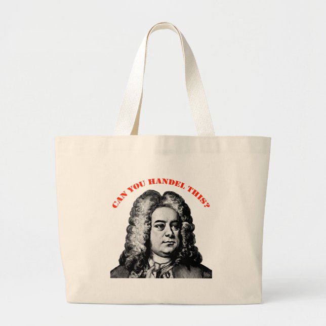 Grand Tote Bag Pouvez-Vous Handel Ceci" (Devant)