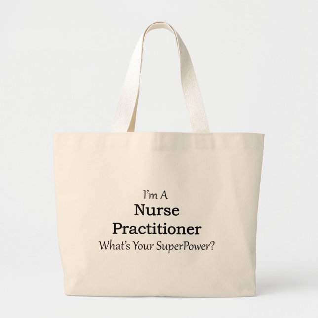 Grand Tote Bag Praticienne d'infirmière (Devant)